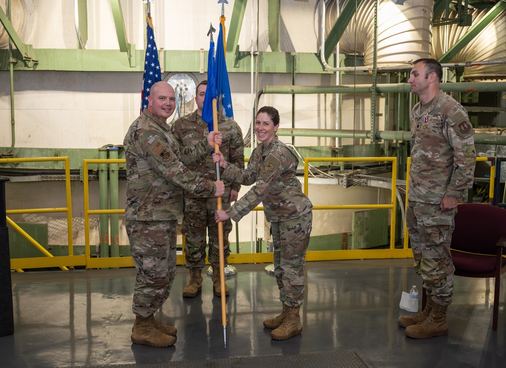 Chrash assumes command of 718th Test Squadron