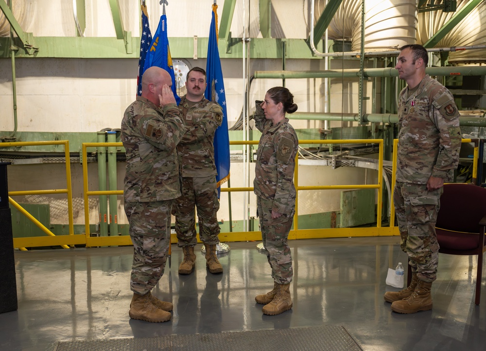 Chrash assumes command of 718th Test Squadron