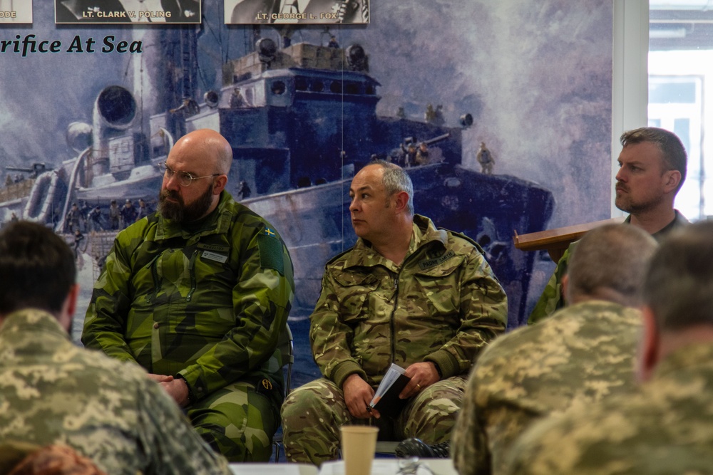 U.S. and allied military chaplains train chaplains of the Armed Forces of Ukraine