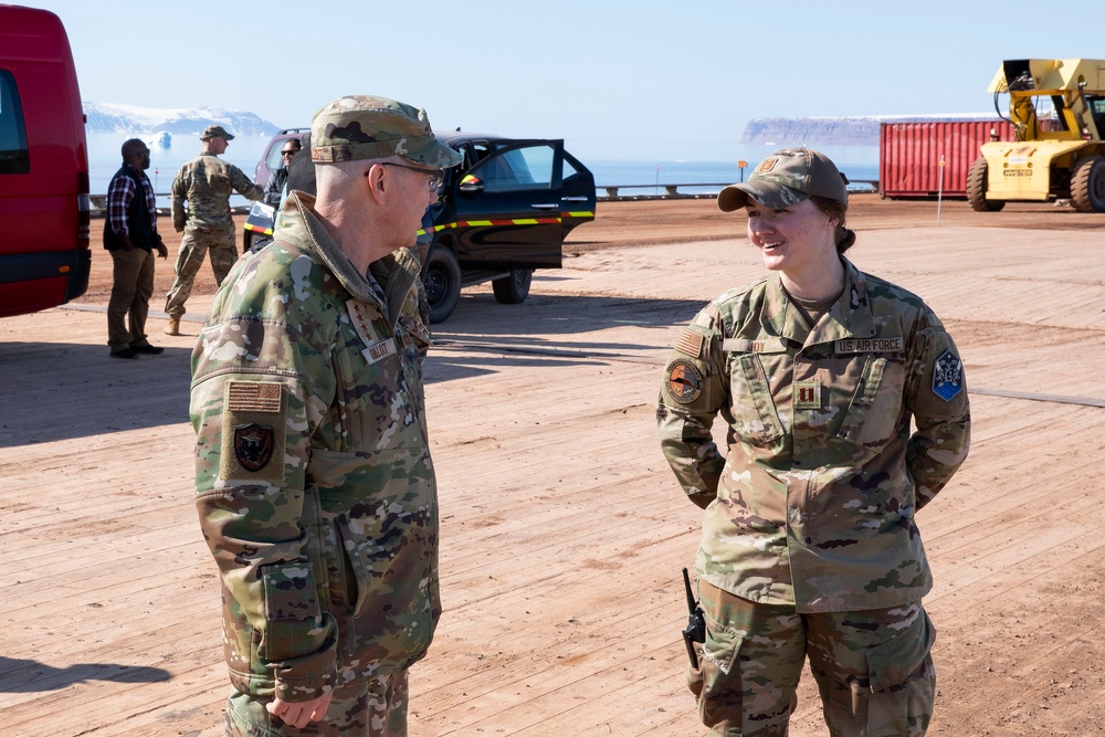 NORAD and USNORTHCOM Command visit to Pituffik Space Base