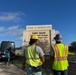 Contractor Aligns Letters for Fort Hood Signage