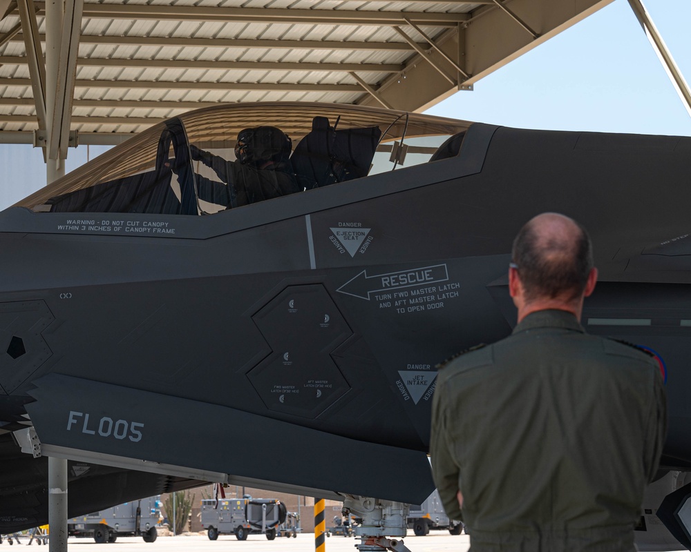 Belgian General Frederick Vansina Visits Luke Air Force Base