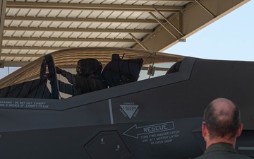Belgian General Frederick Vansina Visits Luke Air Force Base