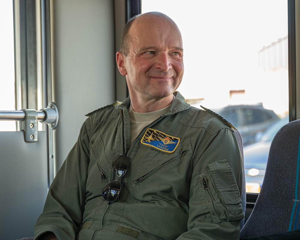 Belgian General Frederick Vansina Visits Luke Air Force Base