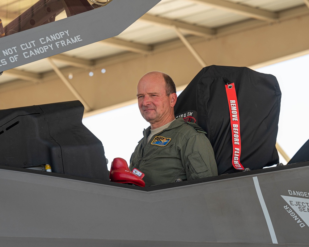 Belgian General Frederick Vansina Visits Luke Air Force Base