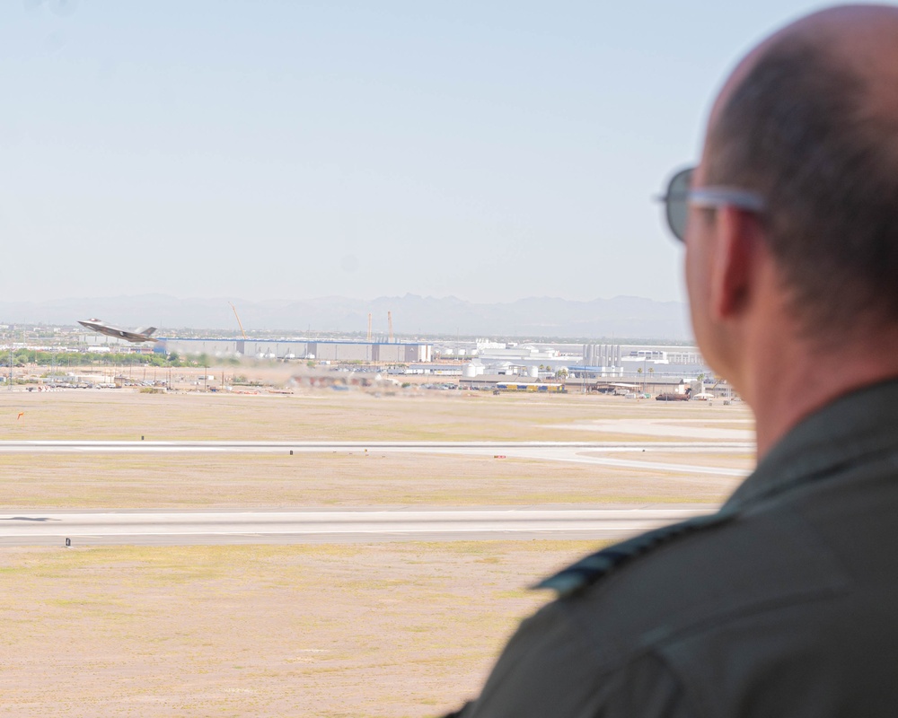 Belgian General Frederick Vansina Visits Luke Air Force Base