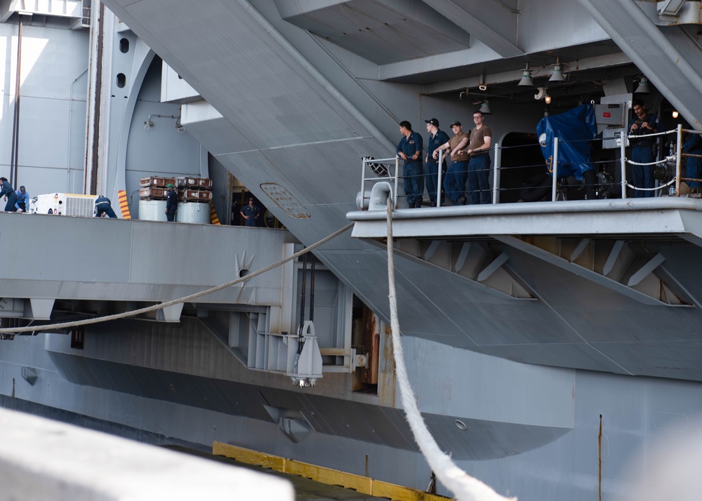 USS Gerald R. Ford (CVN 78) Departs Naval Station Norfolk
