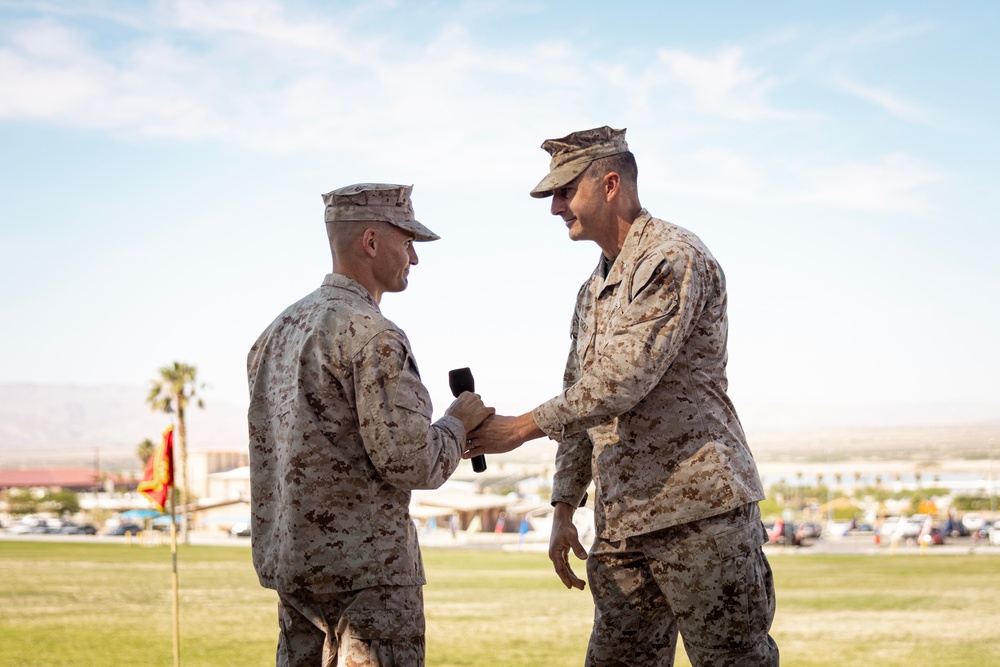 V34 Change of Command Ceremony