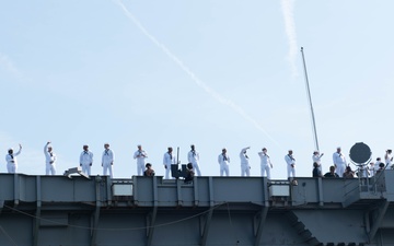 USS Gerald R. Ford (CVN 78) Departs Naval Station Norfolk