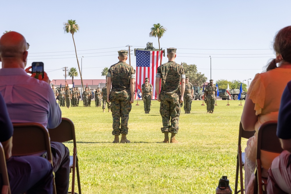 MWSS-371 change of command ceremony