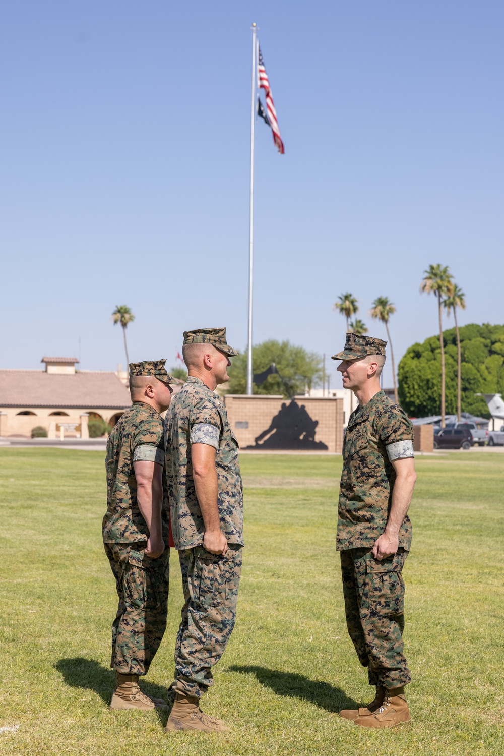 MWSS-371 change of command ceremony
