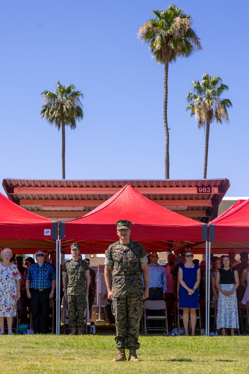MWSS-371 change of command ceremony
