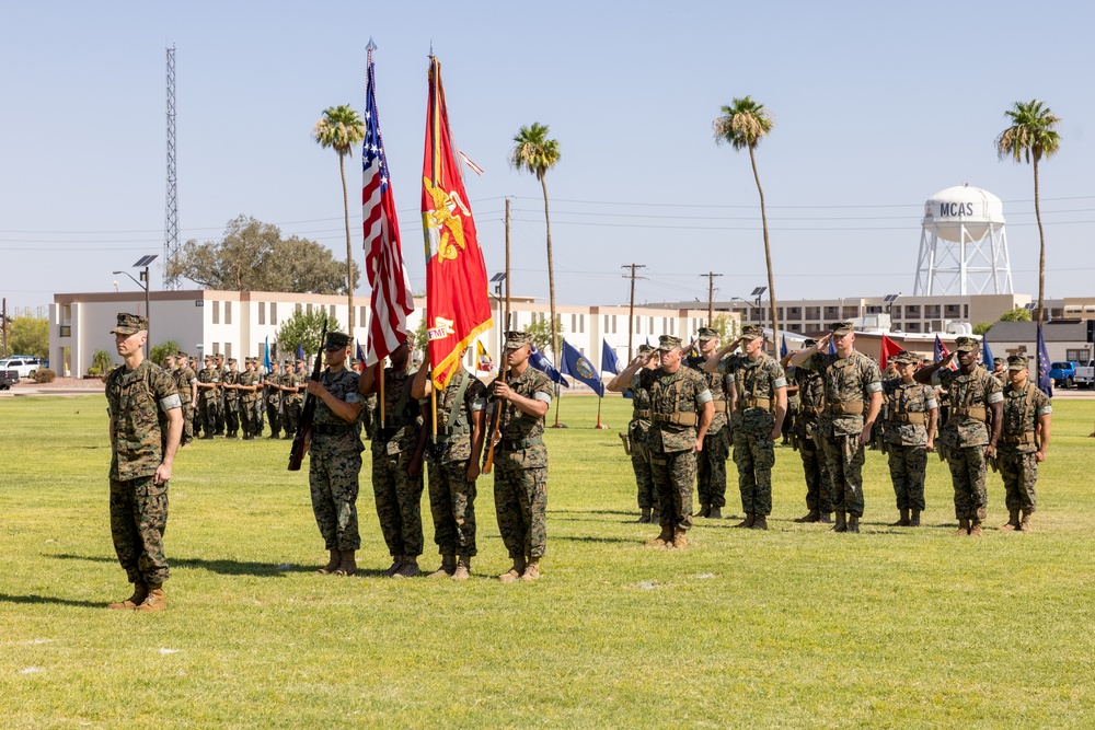 MWSS-371 change of command ceremony