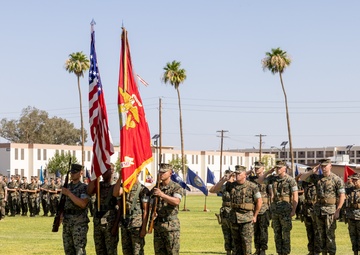 MWSS-371 change of command ceremony