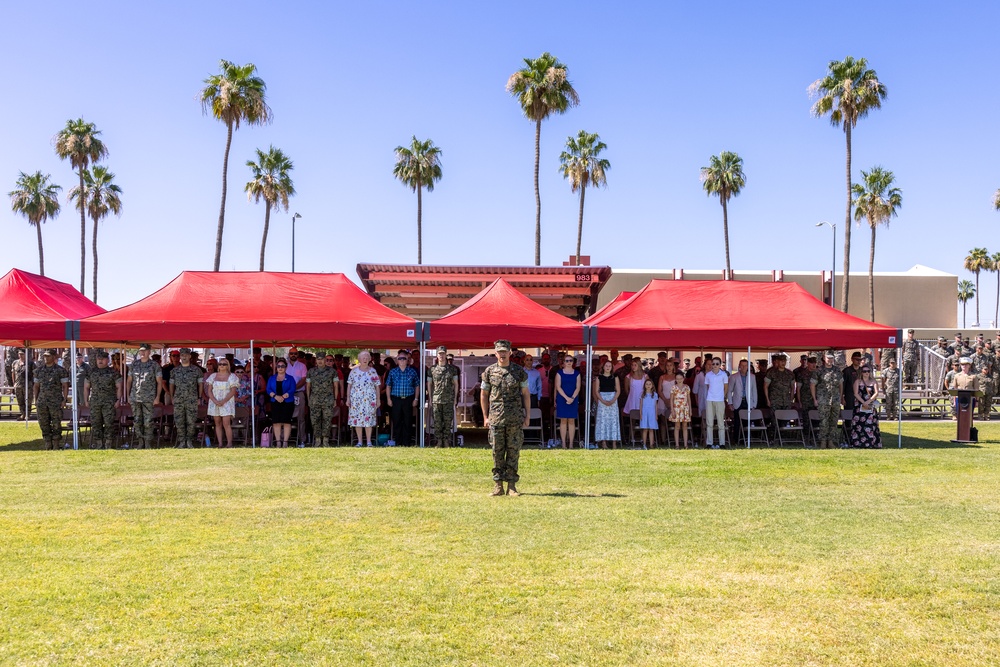 MWSS-371 change of command ceremony