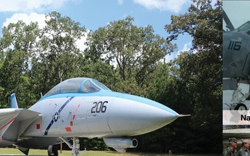 F-14D Tomcat display at Arnold AFB honors Hultgreen