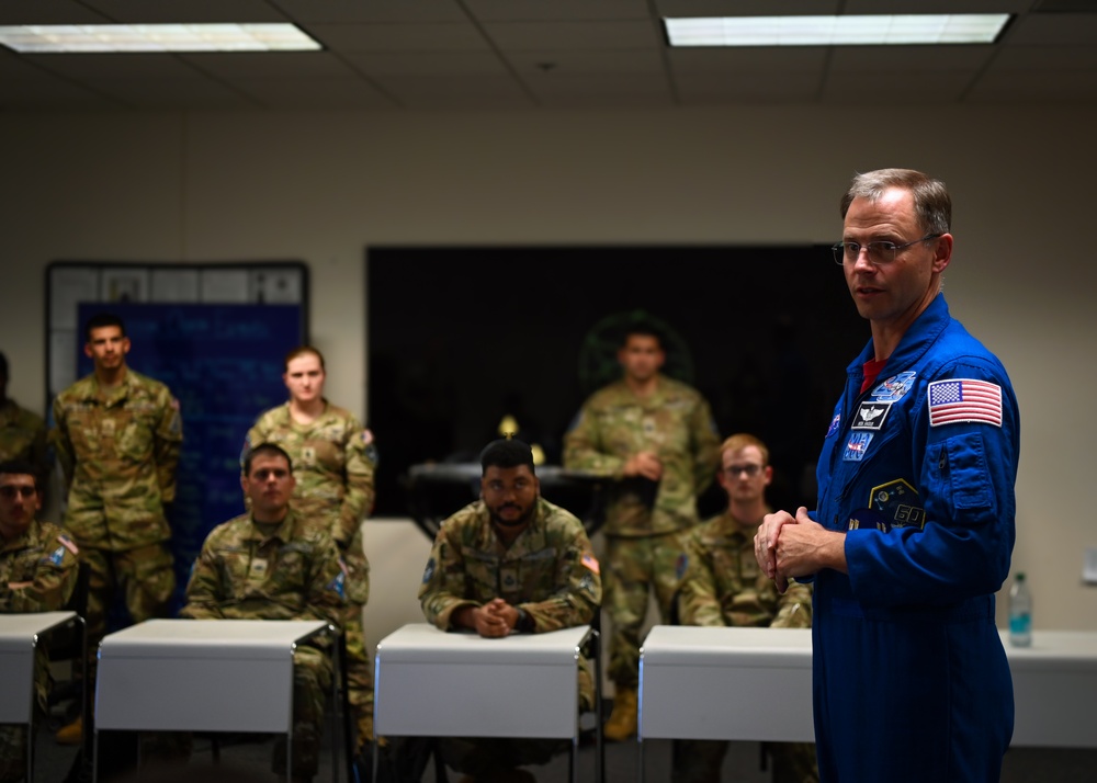 USSF Guardian and Crew-9 Commander Col. Nick Hague talks resilience at VSFB