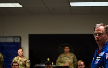 USSF Guardian and Crew-9 Commander Col. Nick Hague talks resilience at VSFB