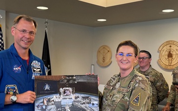 USSF Guardian and Crew-9 Commander Col. Nick Hague talks resilience at VSFB