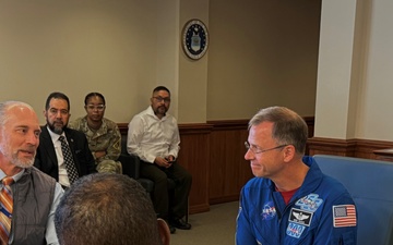 USSF Guardian and Crew-9 Commander Col. Nick Hague talks resilience at VSFB