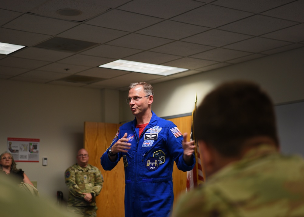 USSF Guardian and Crew-9 Commander Col. Nick Hague talks resilience at VSFB