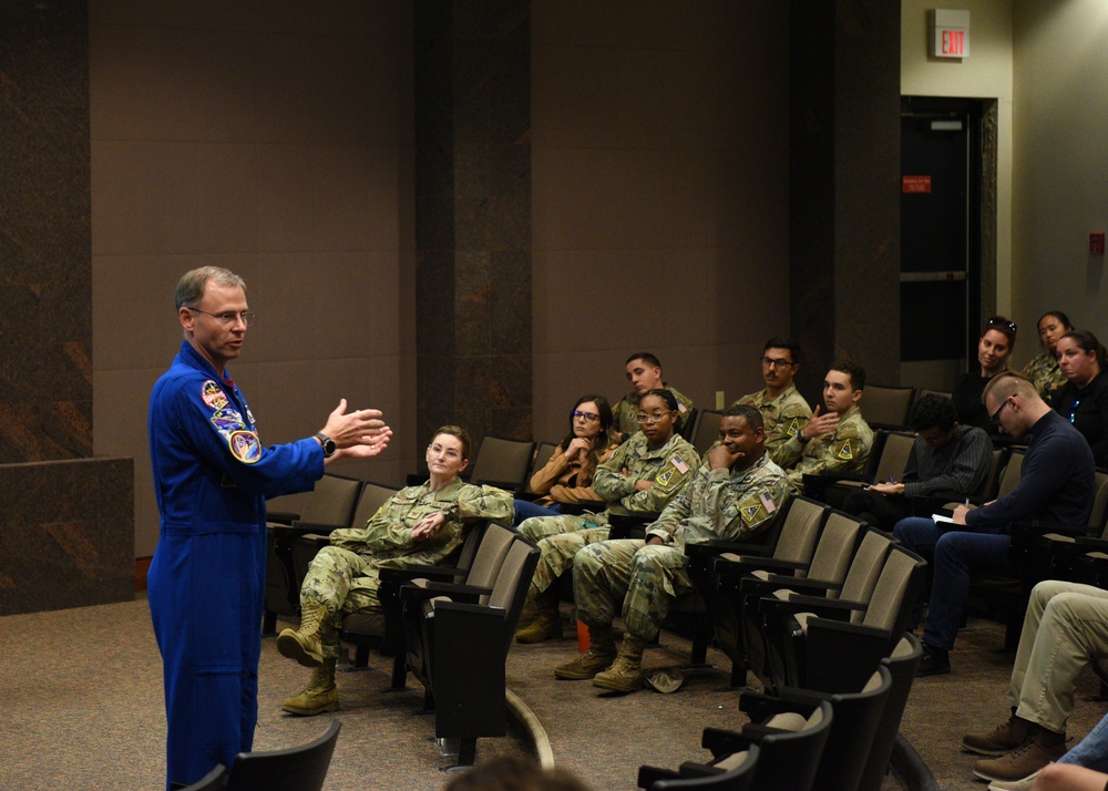 USSF Guardian and Crew-9 Commander Col. Nick Hague talks resilience at VSFB