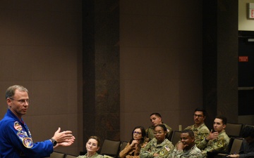 USSF Guardian and Crew-9 Commander Col. Nick Hague talks resilience at VSFB