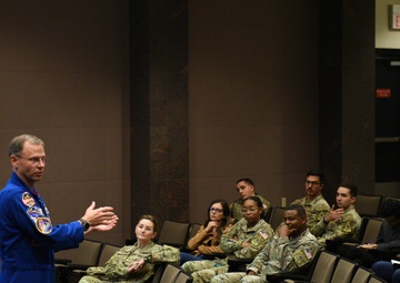 USSF Guardian and Crew-9 Commander Col. Nick Hague talks resilience at VSFB