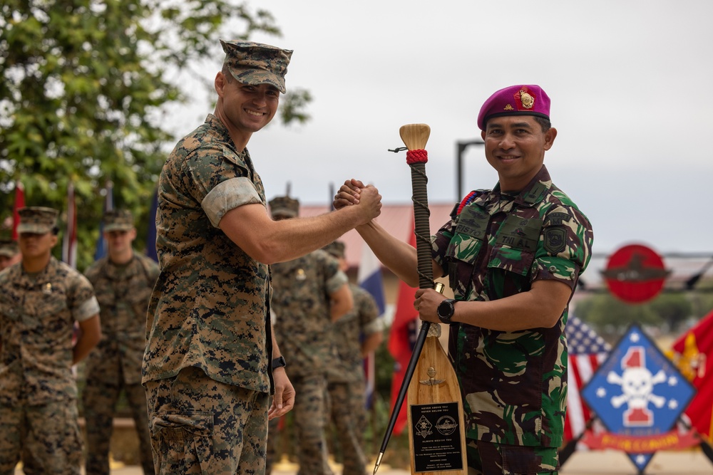U.S. Marines, Indonesian Korps Marinir hold closing ceremony for bilateral reconnaissance exchange