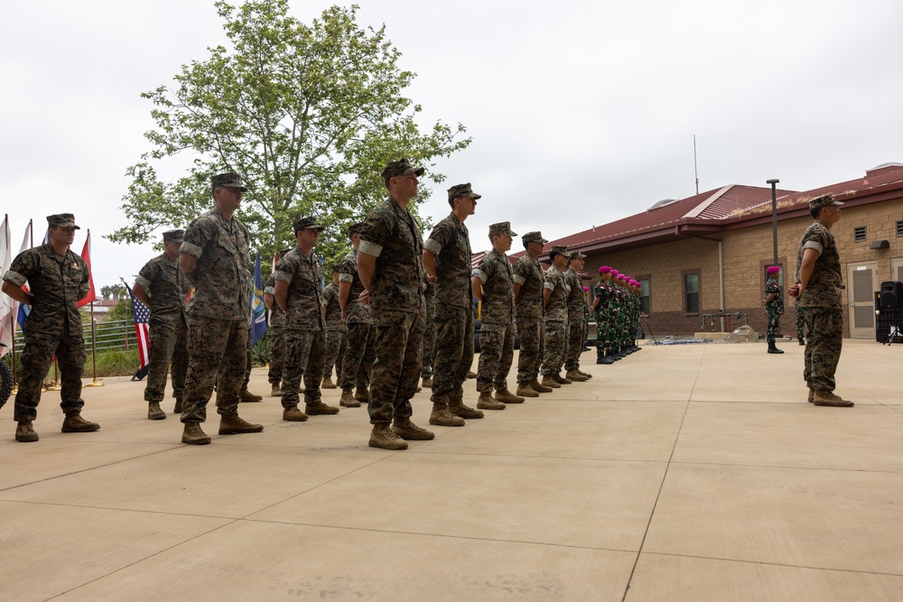 U.S. Marines, Indonesian Korps Marinir hold closing ceremony for bilateral reconnaissance exchange