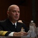 Acting Chief of Naval Operations Admiral Jim Kilby provides testimony at a Senate Appropriations Subcommittee on Defense hearing on the posture of the Department of the Navy in review of the Defense Authorization Request for Fiscal Year 20226.
