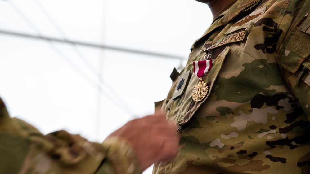 60th OSS change of command ceremony