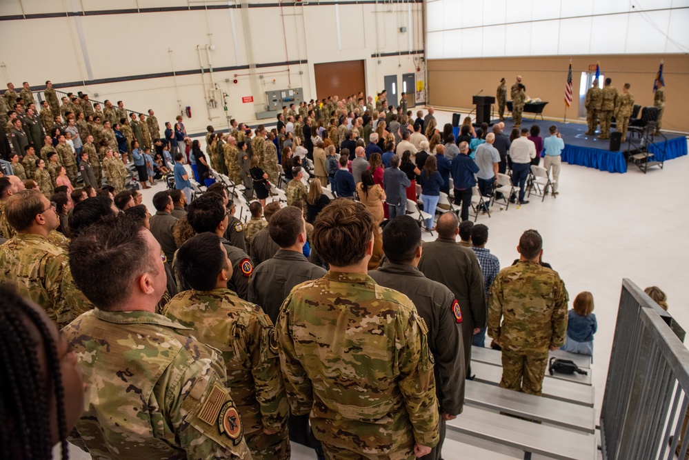 60th OSS change of command ceremony