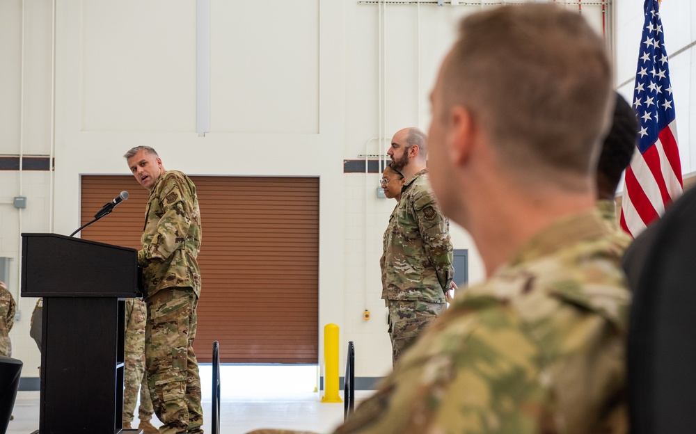 60th OSS change of command ceremony