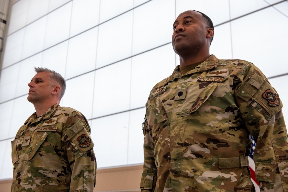 60th OSS change of command ceremony