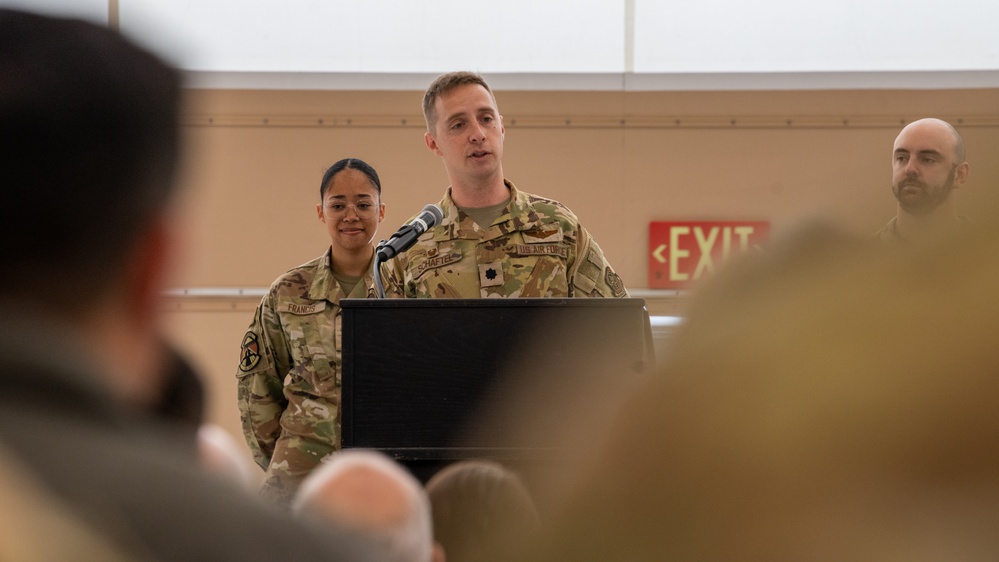 60th OSS change of command ceremony