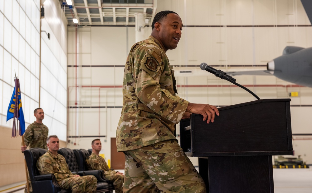 60th OSS change of command ceremony