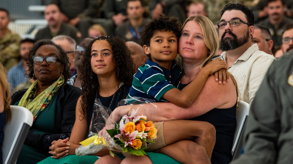 60th OSS change of command ceremony