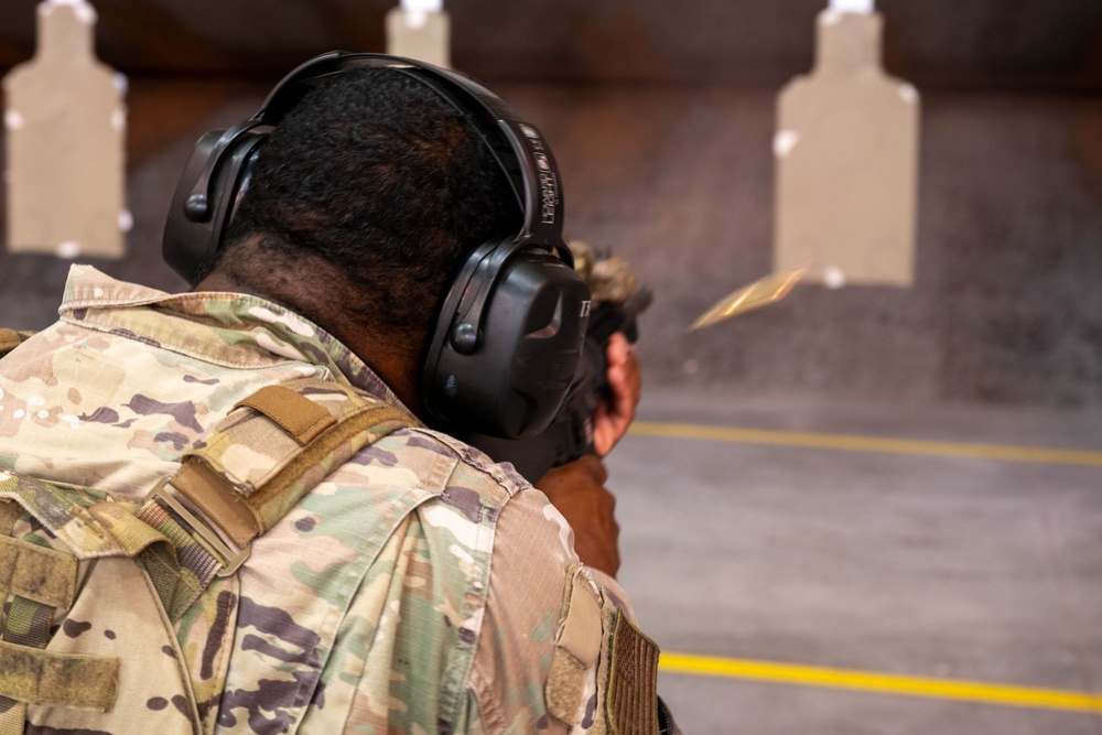 22nd Security Forces Squadron weapons training