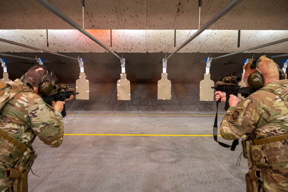 22nd Security Forces Squadron weapons training