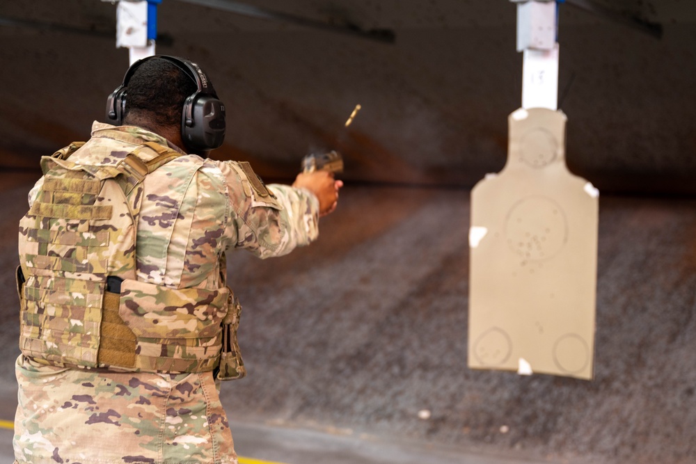 22nd Security Forces Squadron weapons training