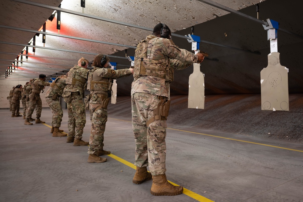 22nd Security Forces Squadron weapons training