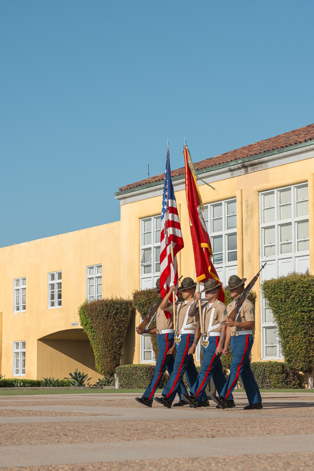 Morning Colors Ceremony