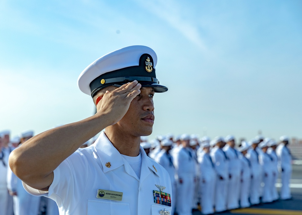 USS Gerald R. Ford Departs Naval Station Norfolk