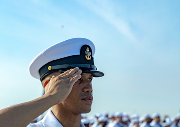USS Gerald R. Ford Departs Naval Station Norfolk