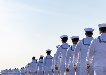 USS Gerald R. Ford Departs Naval Station Norfolk