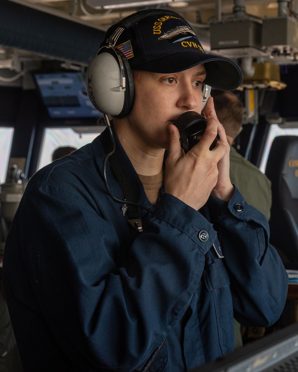 USS Gerald R. Ford Departs Naval Station Norfolk
