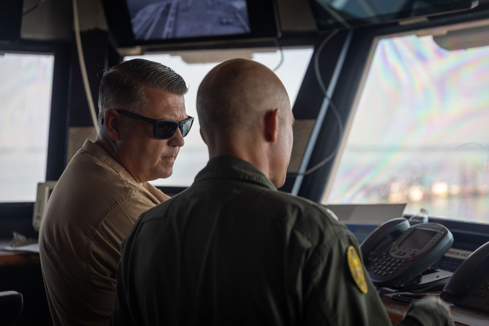 USS Gerald R. Ford Departs Naval Station Norfolk