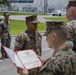 HMHT-302 student pilot receives Navy and Marine Corps Commendation Medal for providing lifesaving care following a vehicle crash