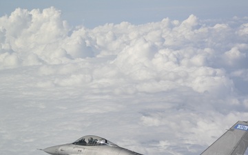 F-16 in the Clouds